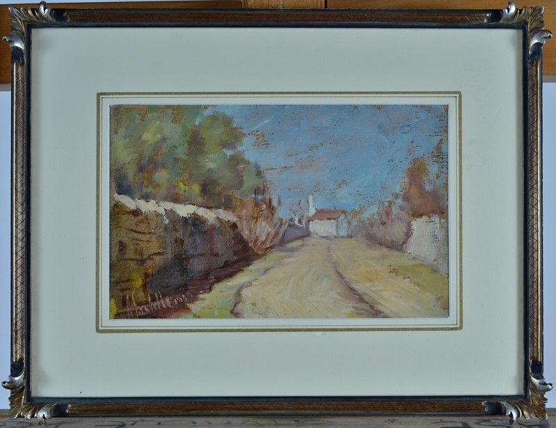 A. Santella - Strada con Casolare