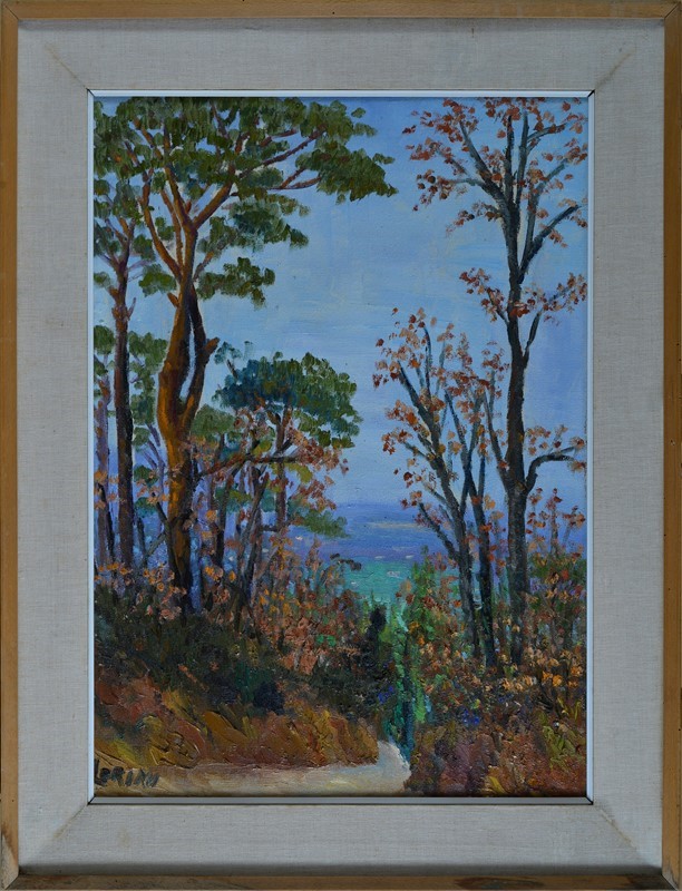 Paesaggio con alberi