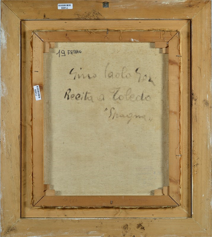 Gino Paolo Gori - Recita a Toledo, olio su tela