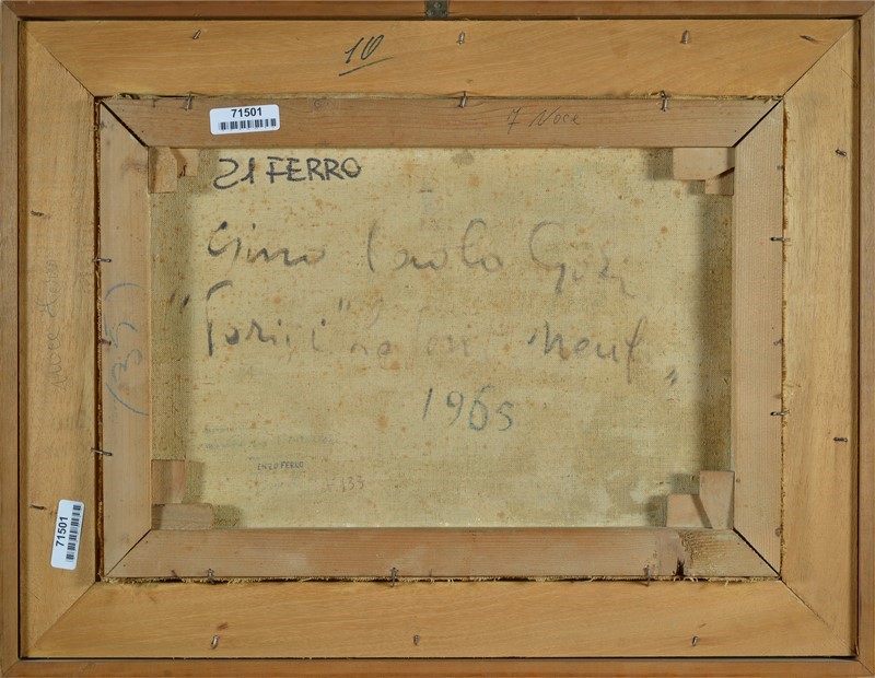 Gino Paolo Gori - Parigi - La Pont Neuf, olio su tela