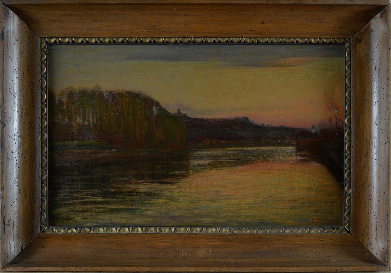 Giulio Cesare Vinzio - Arno al Tramonto