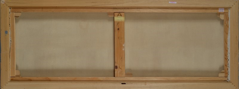 Luca Pancrazzi - Scala, olio su tela (dittico), 1993