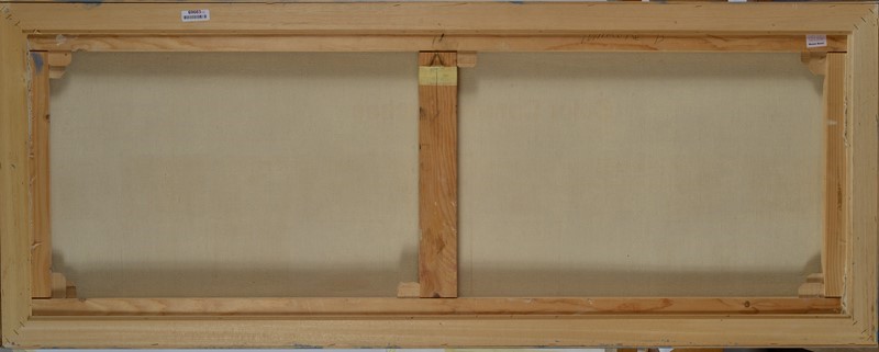Luca Pancrazzi - Scala, olio su tela (dittico), 1993