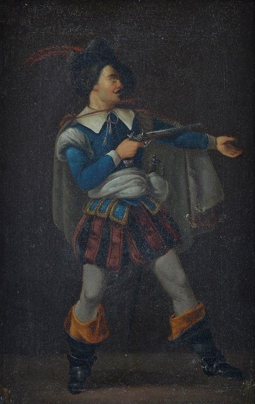 Anonimo, XIX Sec. - Armigero