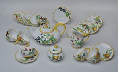 Servizio da Tè in Ceramica, Cantagalli