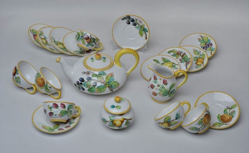 Servizio da Tè in Ceramica, Cantagalli