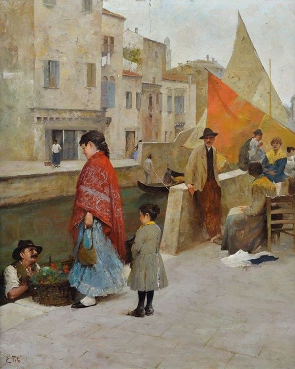 Attribuibile a Ettore Tito - Venezia 