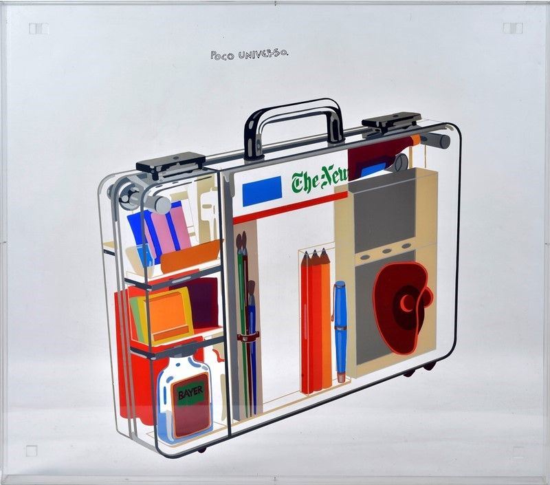 Luca Alinari - Poco universo - Serigrafia su plexiglass