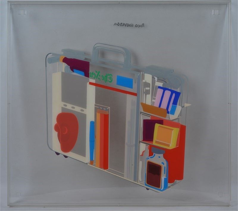 Luca Alinari - Poco universo - Serigrafia su plexiglass