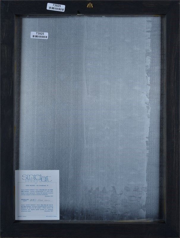 Mario Persico - Due idee per una sedia della tortura, anodiserigrafia colorata a mano su lastra d...