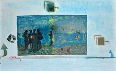 Senza titolo, tecnica mista su carta