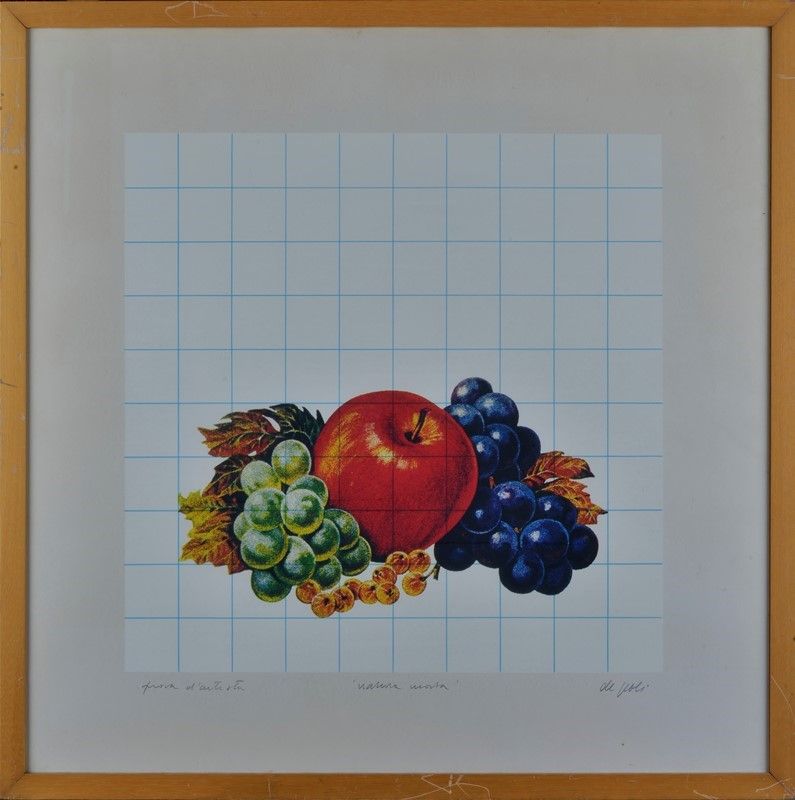 Fabio De Poli - Natura morta - Litografia a colori, 1978