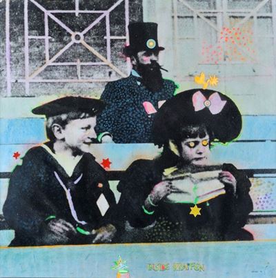 Senza titolo, tecnica mista su carta, 1971