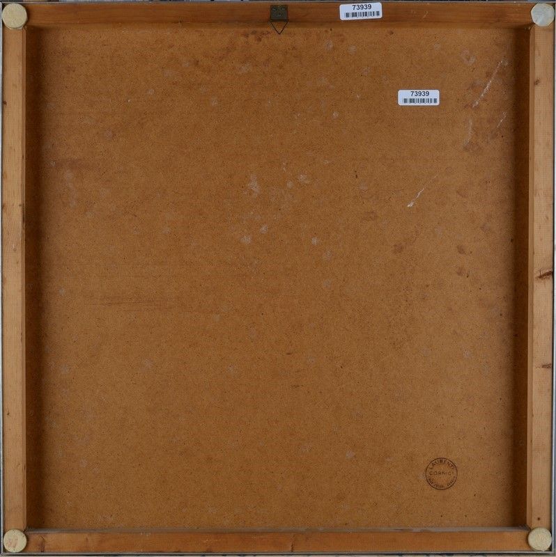 Luca Alinari - Senza titolo, tecnica mista su carta, 1971