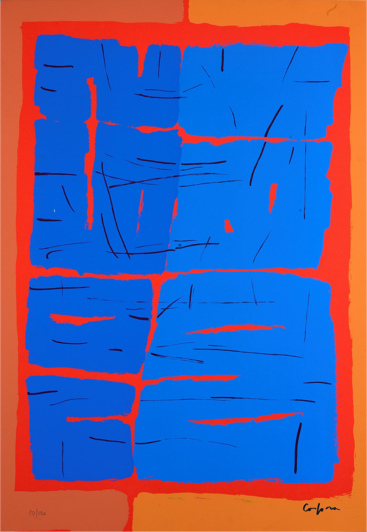 Antonio Corpora - Voise de la couleur - signes du silence (cartella di serigrafie)