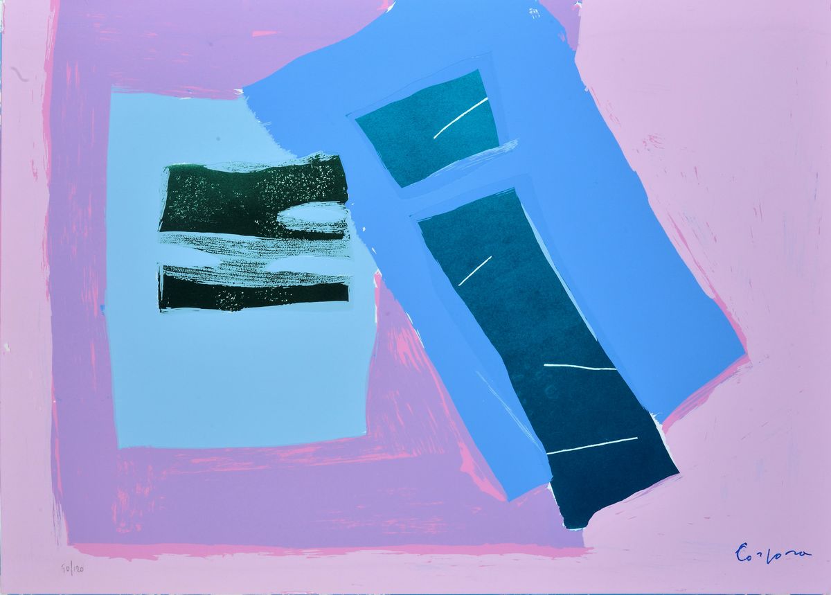 Antonio Corpora - Voise de la couleur - signes du silence (cartella di serigrafie)