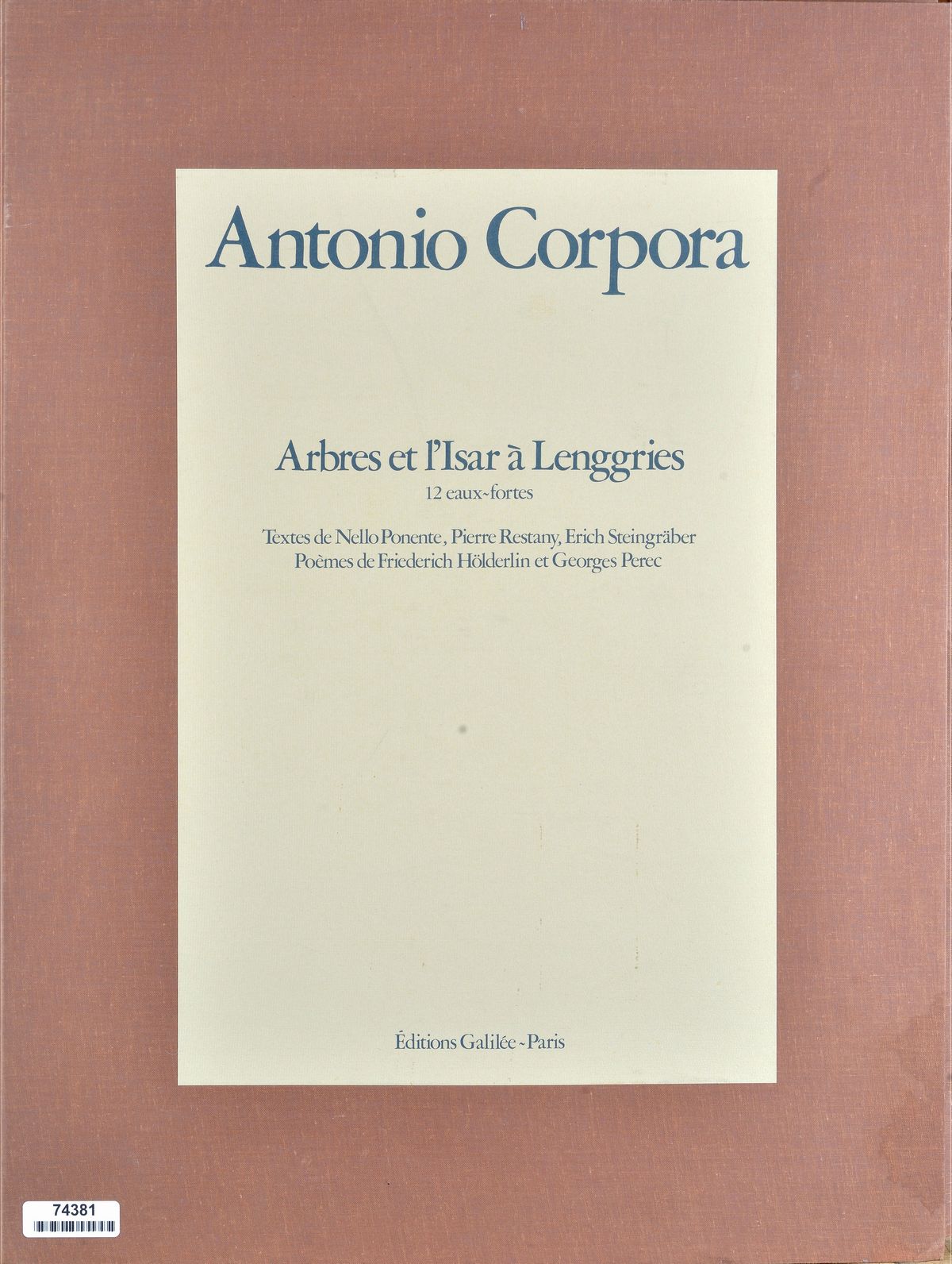 Antonio Corpora - Arbres et l'Isar à Lenggries