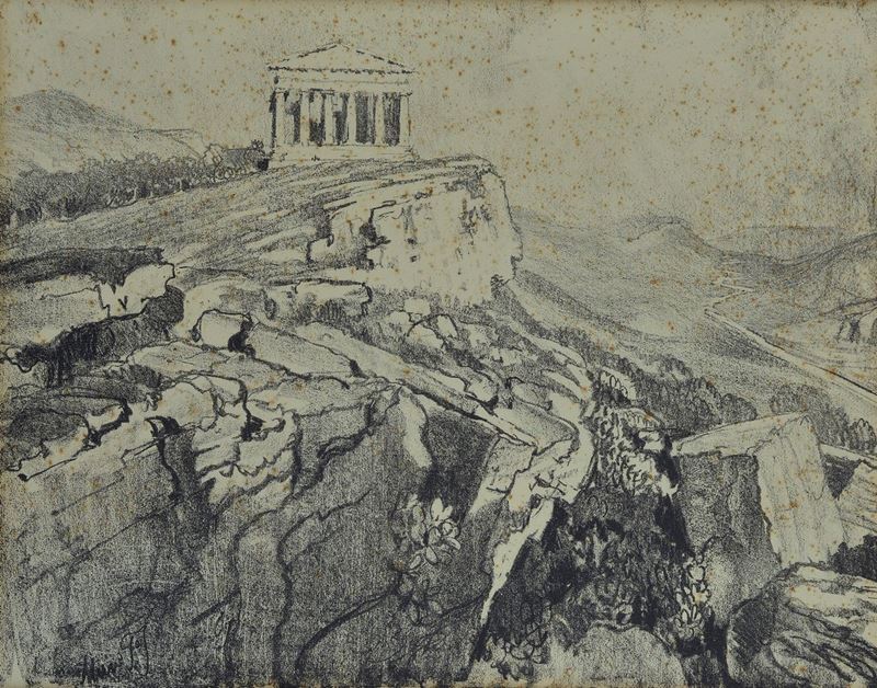 Joseph Pennell - Partenone