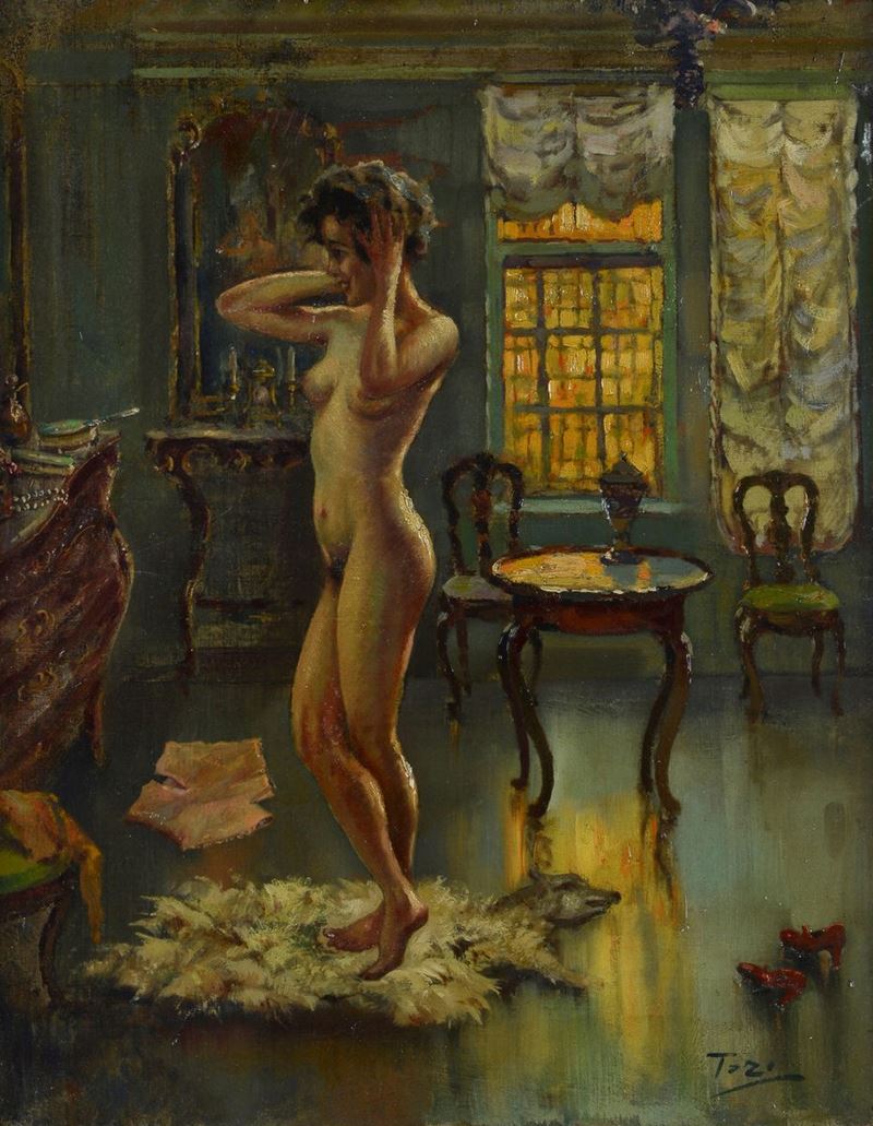 Attilio Toro - Nudo di Donna in Interno