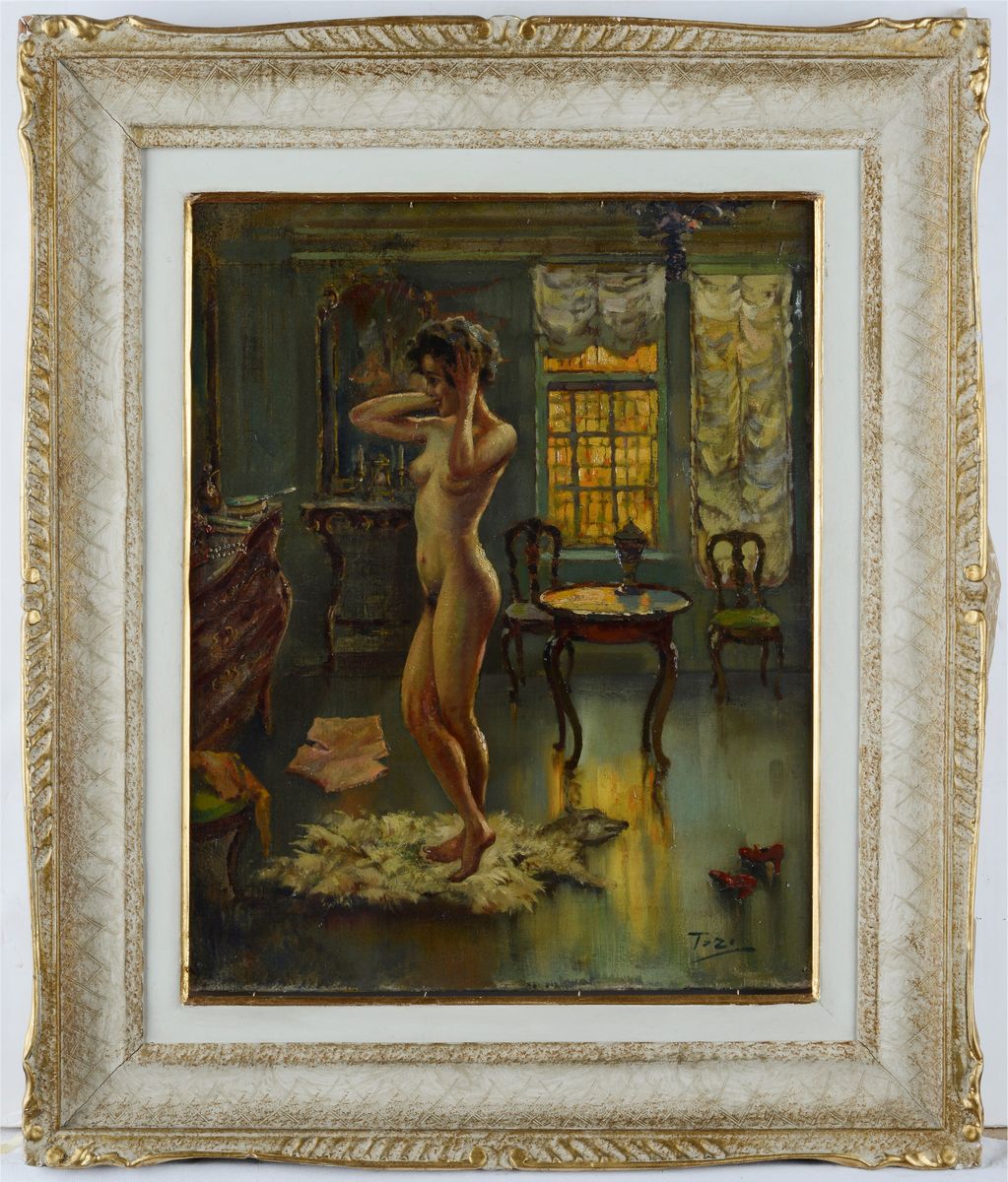 Nudo di donna in interno