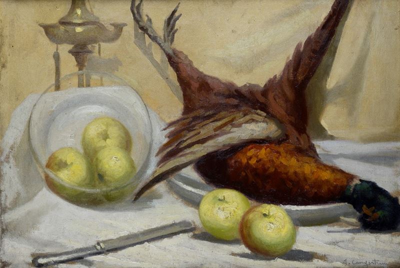 Gianfranco Campestrini - Natura Morta con Fagiano