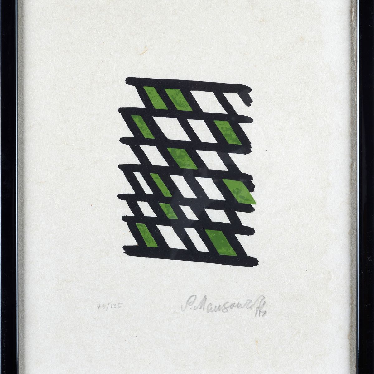 Pavel Andreevich Mansurov - Composizione (tre litografie firmate, numerate e datate), 1971