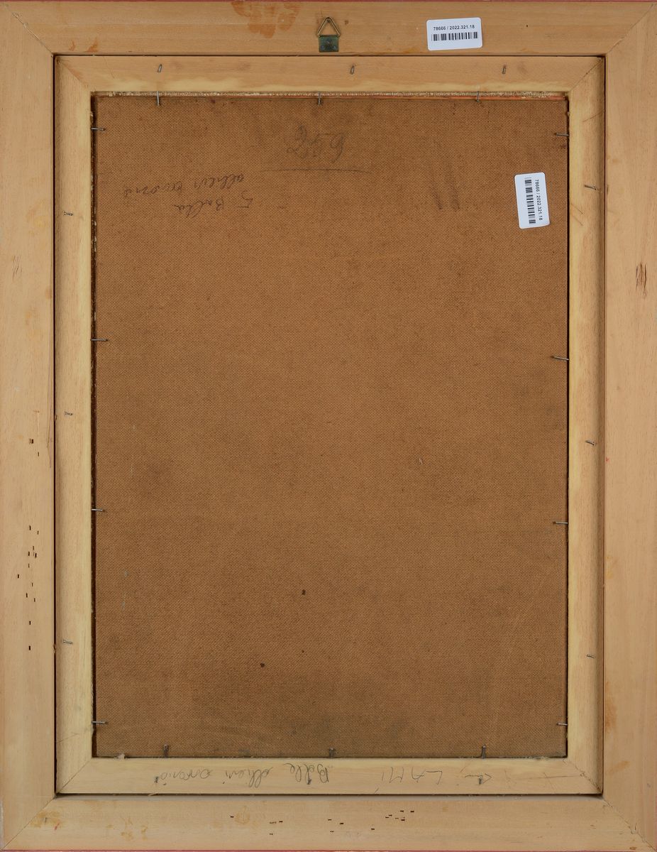 Natura morta con anfora e fiori