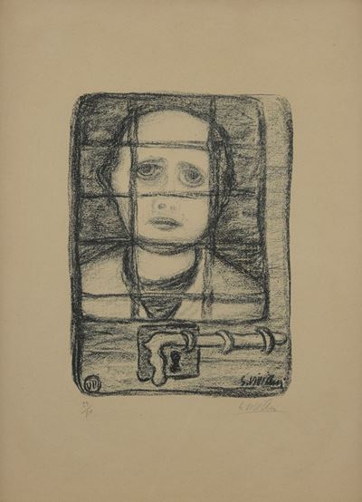 Tavola VIII (dalla Cartella Romanzo Nero)
