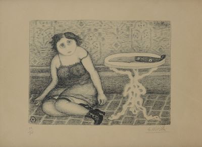 Tavola V (dalla Cartella Romanzo Nero)
