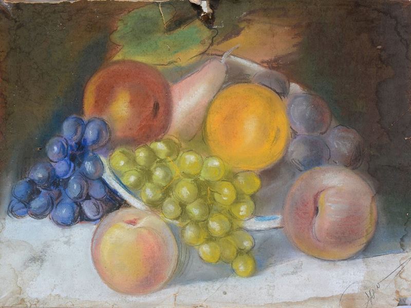 Anonimo, XX Sec. - Natura Morta con Frutta