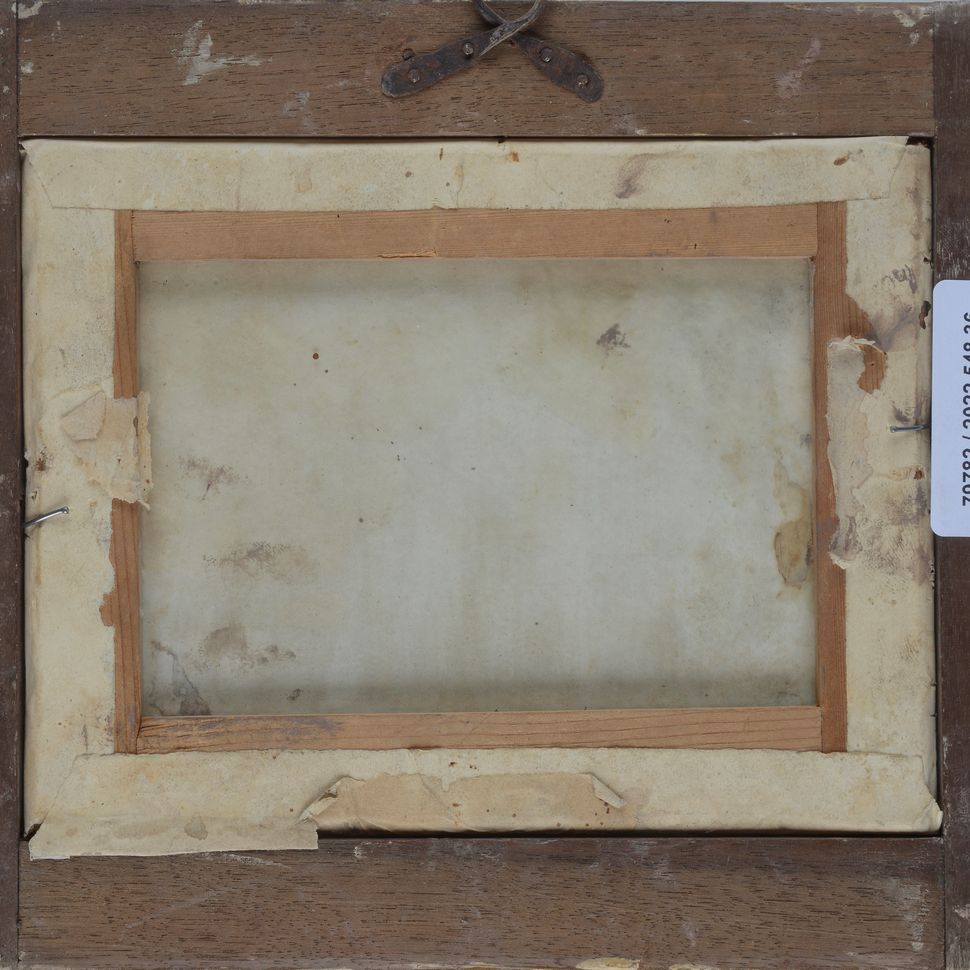 Paesaggio con chiesa e figure