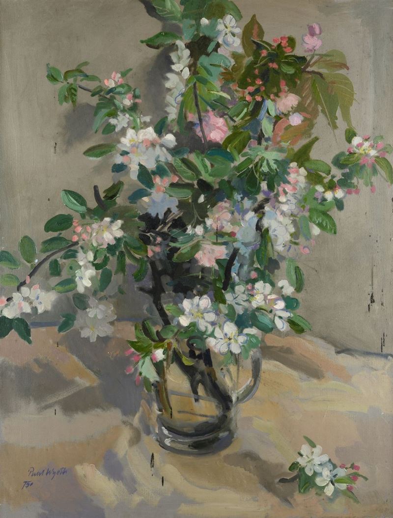 Paul Wyeth - White And Pink Blossoms