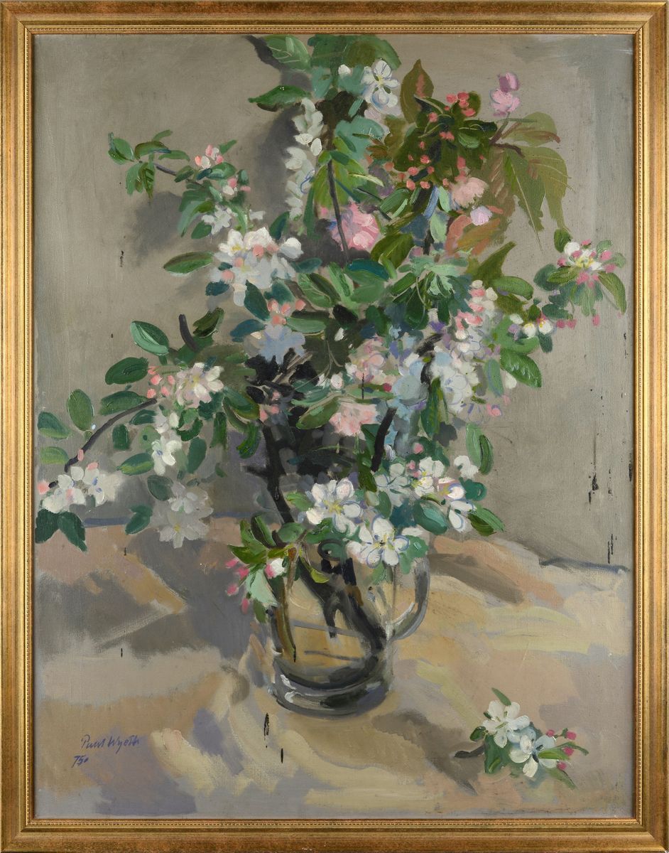 Paul Wyeth - White And Pink Blossoms