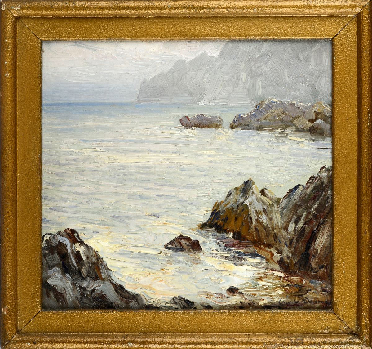 Guido Odierna - Marina con Scogli