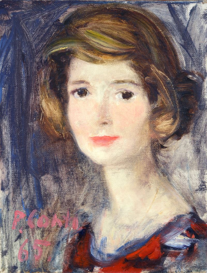 Primo Conti - Ritratto di Maria Sacchetti Tiezzi