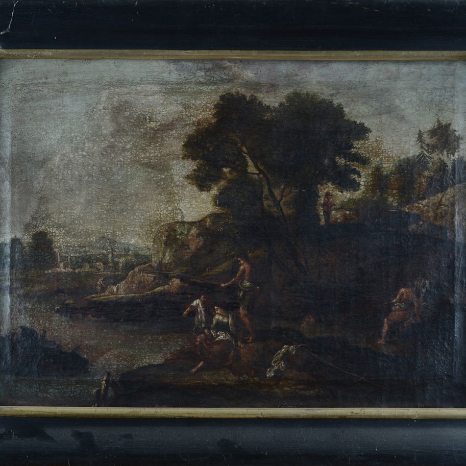 Scuola Romana, XVIII Sec. - Scena Agreste