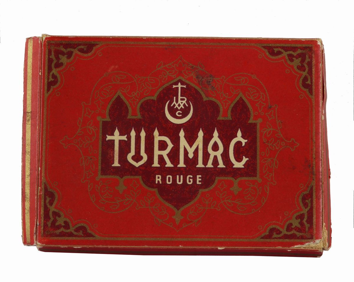 Ritratto (su interno di scatola di sigarette Turmac)