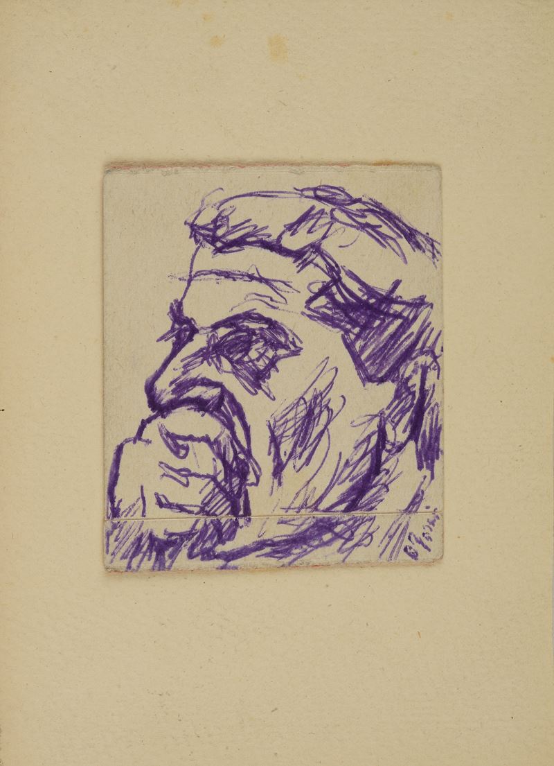 Ottone Rosai - Ritratto di Leonetto Leoni