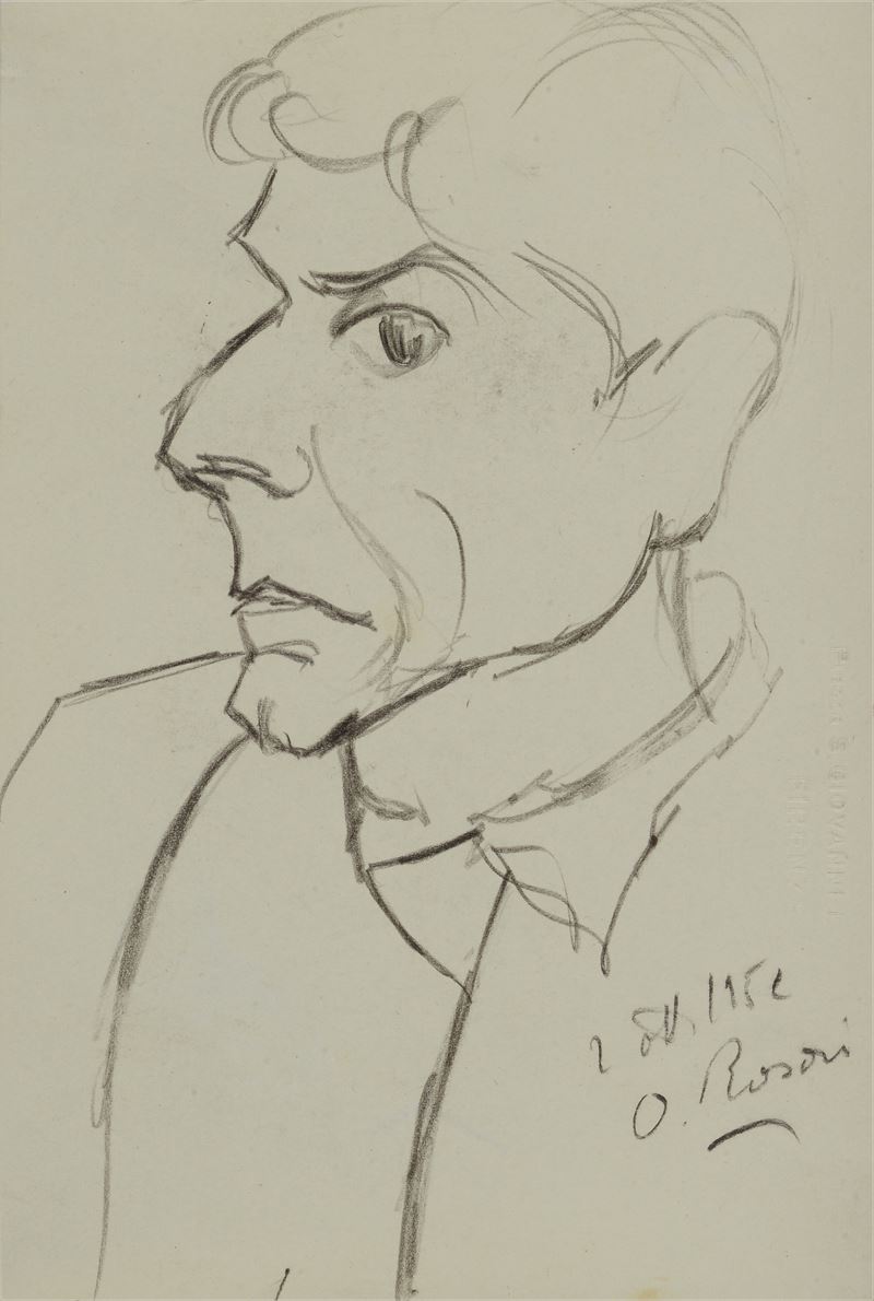 Ottone Rosai - Ritratto Virile
