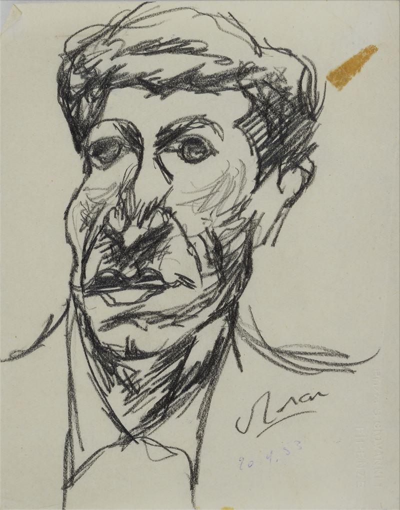 Ottone Rosai - Profilo D'uomo