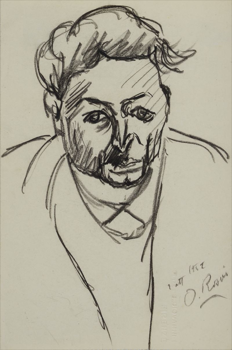 Ottone Rosai - Ritratto di Giovane