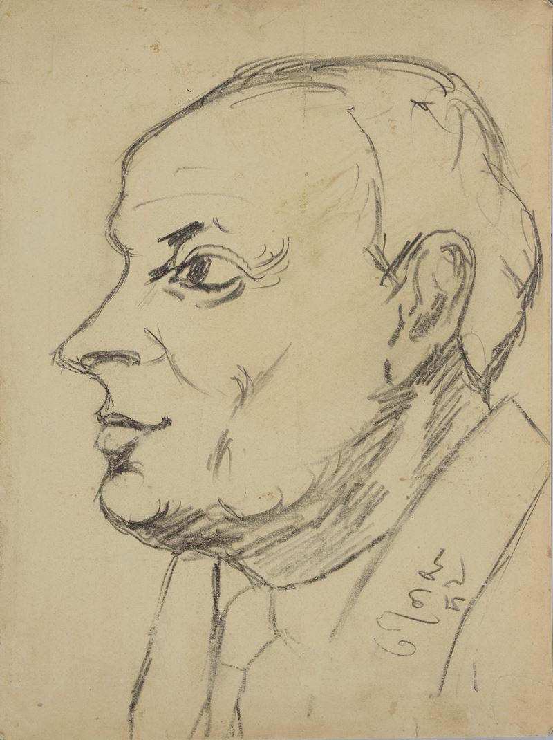 Ottone Rosai - Ritratto Virile