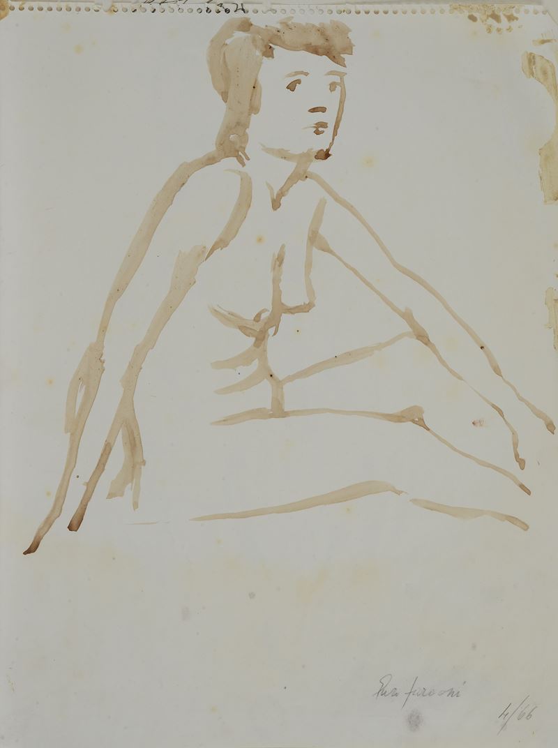 Enzo Faraoni - Nudo Seduto