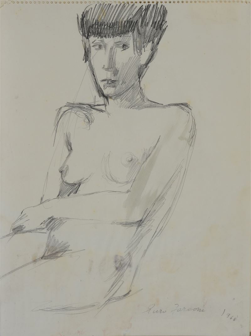 Enzo Faraoni - Nudo Seduto