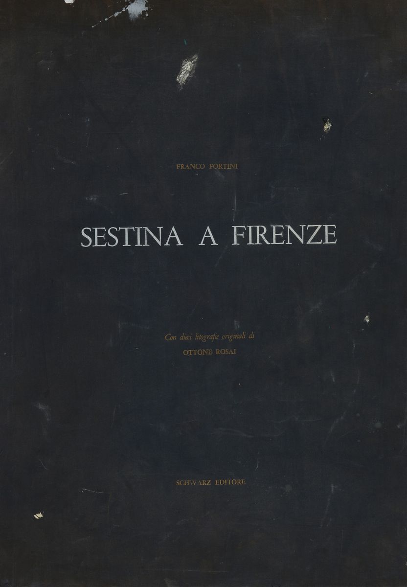 Franco Fortini - Sestina a Firenze