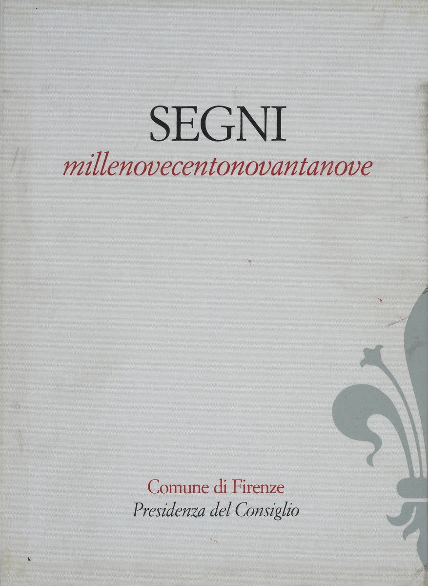 Cartella “Segni”, acque­forti e litografie numerate e firmate (1999)