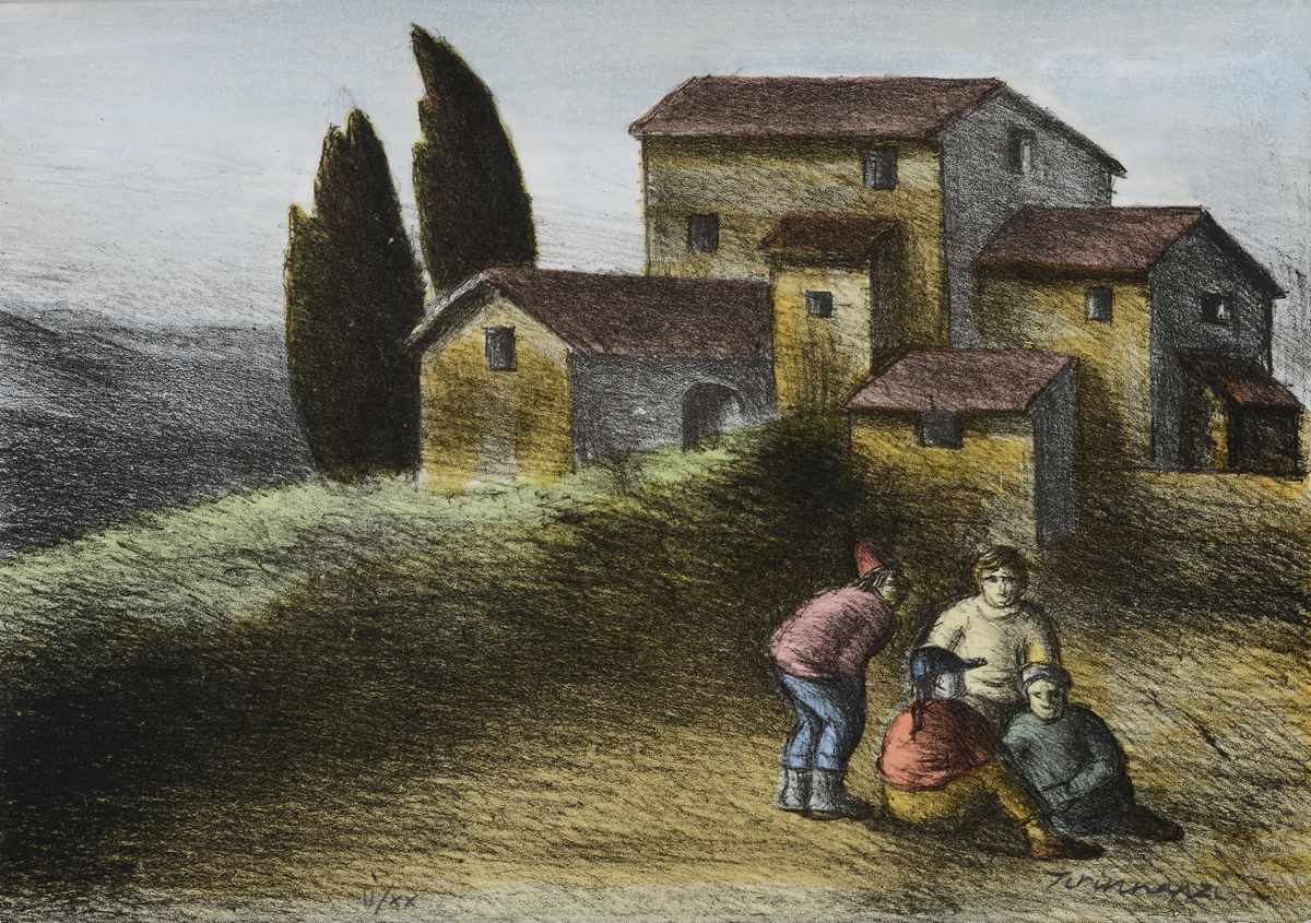 Cartella “Segni”, acque­forti e litografie numerate e firmate (1999)