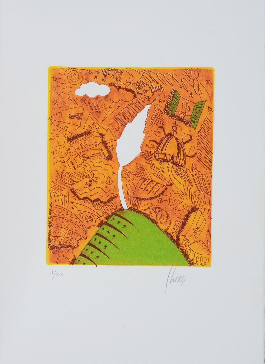 Cartella “Segni”, acque­forti e litografie numerate e firmate (1999)