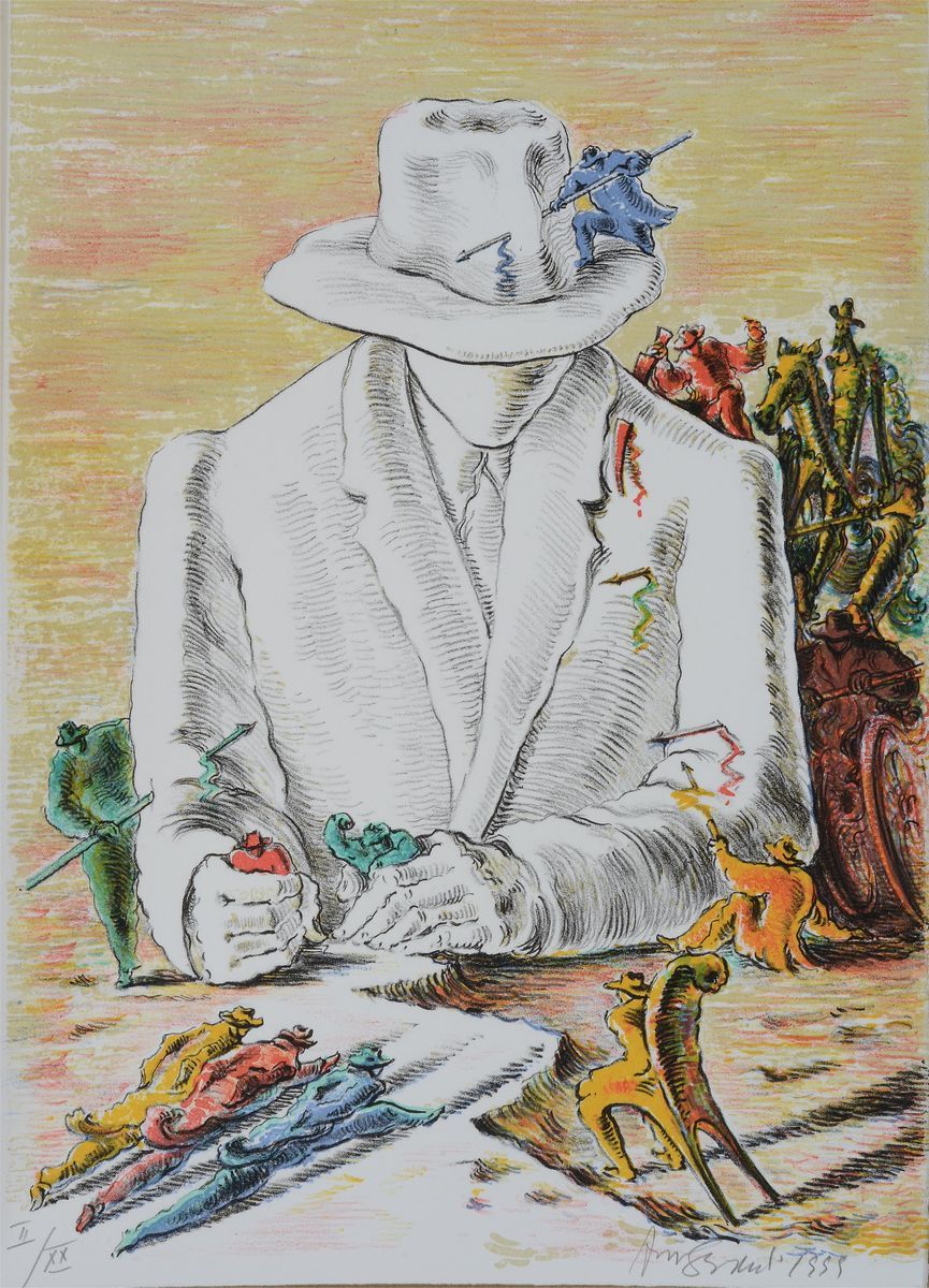 Cartella “Segni”, acque­forti e litografie numerate e firmate (1999)
