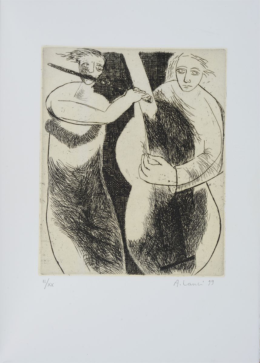 Cartella “Segni”, acque­forti e litografie numerate e firmate (1999)